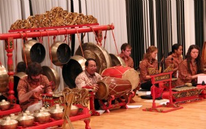W&M Gamelan Ensemble performing during International Education Week.